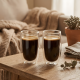 Double Wall Glass Cup 400 ml Set - 2 Pcs
